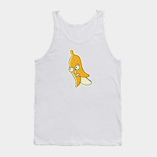 That's one weird banana you got there! Tank Top